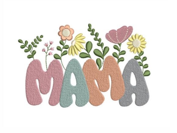 Mama Flower Embroidery Review for Boutique Apparel