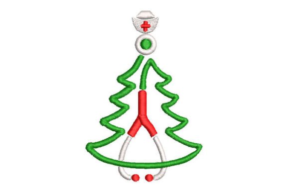 Nurse Stethoscope Christmas Design Review