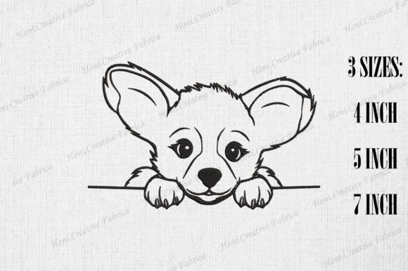 Pembroke Welsh Corgi Peeking Wall Design Review