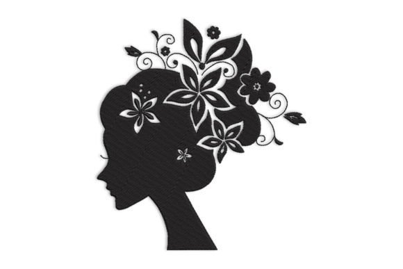 Review: Beautiful Woman Silhouette with Flowers