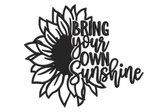 Review: Bring Your Own Sunshine Embroidery Design