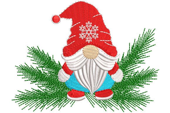Review: Christmas Gnome with Christmas Leaves Design