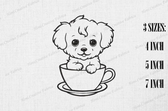 Review: Cute Bichon Frise Dog 2 in Coffee Cup