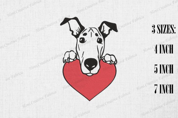 Review: Cute Great Dane Peeking from Heart