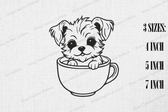 Review: Cute Yorkshire Terrier Dog in Coffee Cup Design