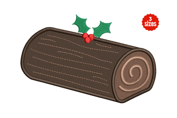 Reviewing Christmas Chocolate Yule Log Dessert for Etsy
