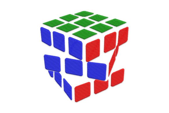 Reviewing the Rubik s Cube Embroidery Design