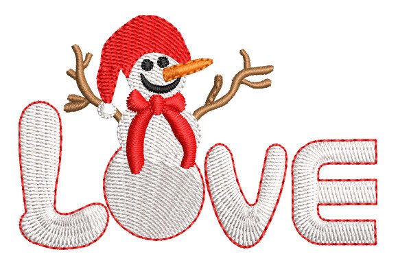Snowman Love: A Seller’s Review for Holiday Embroidery
